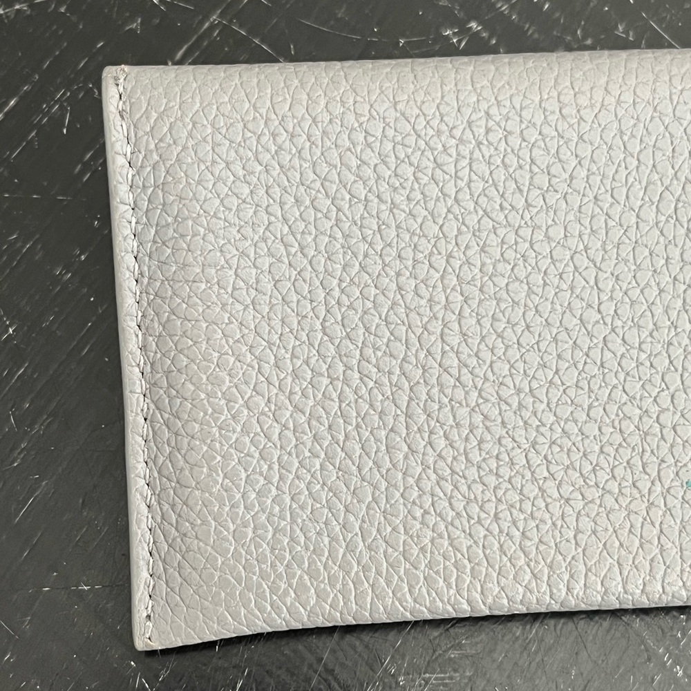 Alexander McQueen Grey Leather Envelope Card Holder - Picture 4 of 13